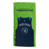 Minnesota Timberwolves NBA Jersey Personalized Beach Towel
