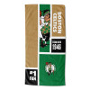 Boston Celtics NBA Colorblock Personalized Beach Towel