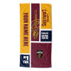 Cleveland Cavaliers NBA Colorblock Personalized Beach Towel