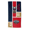 New Orleans Pelicans NBA Colorblock Personalized Beach Towel