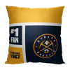 Denver Nuggets NBA Colorblock Personalized Pillow