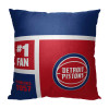 Detroit Pistons NBA Colorblock Personalized Pillow