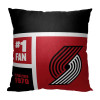 Portland Trail Blazers NBA Colorblock Personalized Pillow