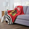 Chicago Blackhawks NHL Jersey Personalized Silk Touch Throw Blanket