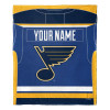 St. Louis Blues NHL Jersey Personalized Silk Touch Throw Blanket