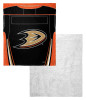 Anaheim Ducks NHL Jersey Personalized Silk Touch Sherpa Throw Blanket