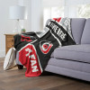 Carolina Hurricanes NHL Colorblock Personalized Silk Touch Throw Blanket