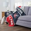 Columbus Blue Jackets NHL Colorblock Personalized Silk Touch Throw Blanket