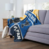 St. Louis Blues NHL Colorblock Personalized Silk Touch Throw Blanket