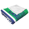 Vancouver Canucks NHL Colorblock Personalized Silk Touch Throw Blanket