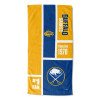 Buffalo Sabres NHL Colorblock Personalized Beach Towel