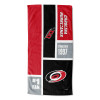Carolina Hurricanes NHL Colorblock Personalized Beach Towel