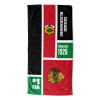 Chicago Blackhawks NHL Colorblock Personalized Beach Towel Chicago Blackhawks NHL Colorblock Personalized Beach Towel