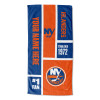 New York Islanders NHL Colorblock Personalized Beach Towel