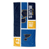 St. Louis Blues NHL Colorblock Personalized Beach Towel