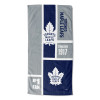 Toronto Maple Leafs NHL Colorblock Personalized Beach Towel