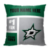 Dallas Stars NHL Colorblock Personalized Pillow