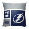 Tampa Bay Lightning NHL Colorblock Personalized Pillow