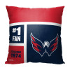 Washington Capitals NHL Colorblock Personalized Pillow