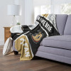 Anaheim Ducks NHL Colorblock Personalized Silk Touch Sherpa Throw Blanket