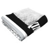 Los Angeles Kings NHL Colorblock Personalized Silk Touch Sherpa Throw Blanket