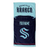 Seattle Kraken NHL Jersey Personalized Beach Towel