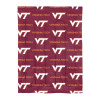 Virginia Tech Hokies Twin Rotary Bed In a Bag Set