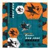 San Jose Sharks 'Hexagon' Full/Queen Comforter & Sham Set San Jose Sharks 'Hexagon' Full/Queen Comforter & Sham Set