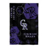 Colorado Rockies MLB 'Hexagon' Twin Comforter and Sham Set