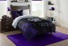 Colorado Rockies MLB 'Hexagon' Twin Comforter and Sham Set