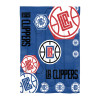 Los Angeles Clippers NBA 'Hexagon' Twin Comforter and Sham Set