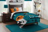 San Jose Sharks NHL 'Hexagon' Twin Comforter and Sham Set