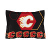 Calgary Flames NHL 'Hexagon' Twin Comforter and Sham Set