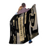 NCAA Digitize Purdue Boilermakers Raschel Throw Blanket