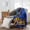 NHL St. Louis Blues Signature Raschel Throw Blanket