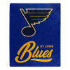 NHL St. Louis Blues Signature Raschel Throw Blanket