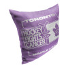 NHL Toronto Maple Leafs Help Fight Cancer Printed Throw Pillow