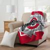 NCAA Ohio State Buckeyes Dimensional Micro Raschel Throw Blanket