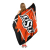 NCAA Oklahoma State Cowboys Dimensional Micro Raschel Throw Blanket