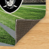 NFL Las Vegas Raiders Personalized Washable Scoreboard Rug 62" x 84"