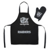 NFL Las Vegas Raiders Personalized 2-Piece Apron and Oven Mitt Set