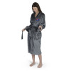 MLB Texas Rangers Women's S/M Silk Touch Personalized Bath Robe (Charcoal)