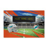 NFL Miami Dolphins Personalized Washable Scoreboard Rug 20" x 32"