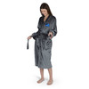 NBA Dallas Mavericks Women's S/M Silk Touch Personalized Bath Robe (Charcoal)