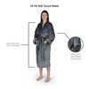 NBA Dallas Mavericks Women's S/M Silk Touch Personalized Bath Robe (Charcoal)