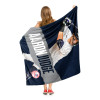 MLB New York Yankees Aaron Judge Silk Touch Sherpa Throw Blanket Alternate