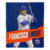 MLB New York Mets Francisco Lindor Silk Touch Throw Blanket