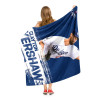 MLB Los Angeles Dodgers Clayton Kershaw Silk Touch Throw Blanket Alternate