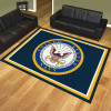 US Navy 8' x 10' Plush Rug