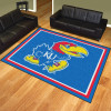 NCAA Kansas Jayhawks 8' x 10' Plush Rug